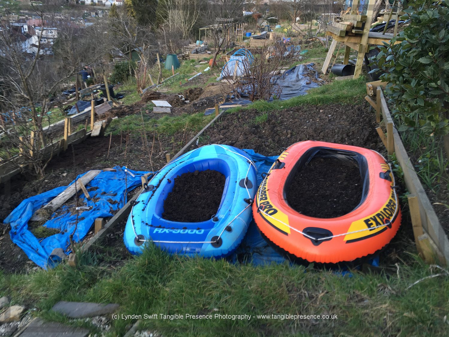 Most unique raised beds ever.  