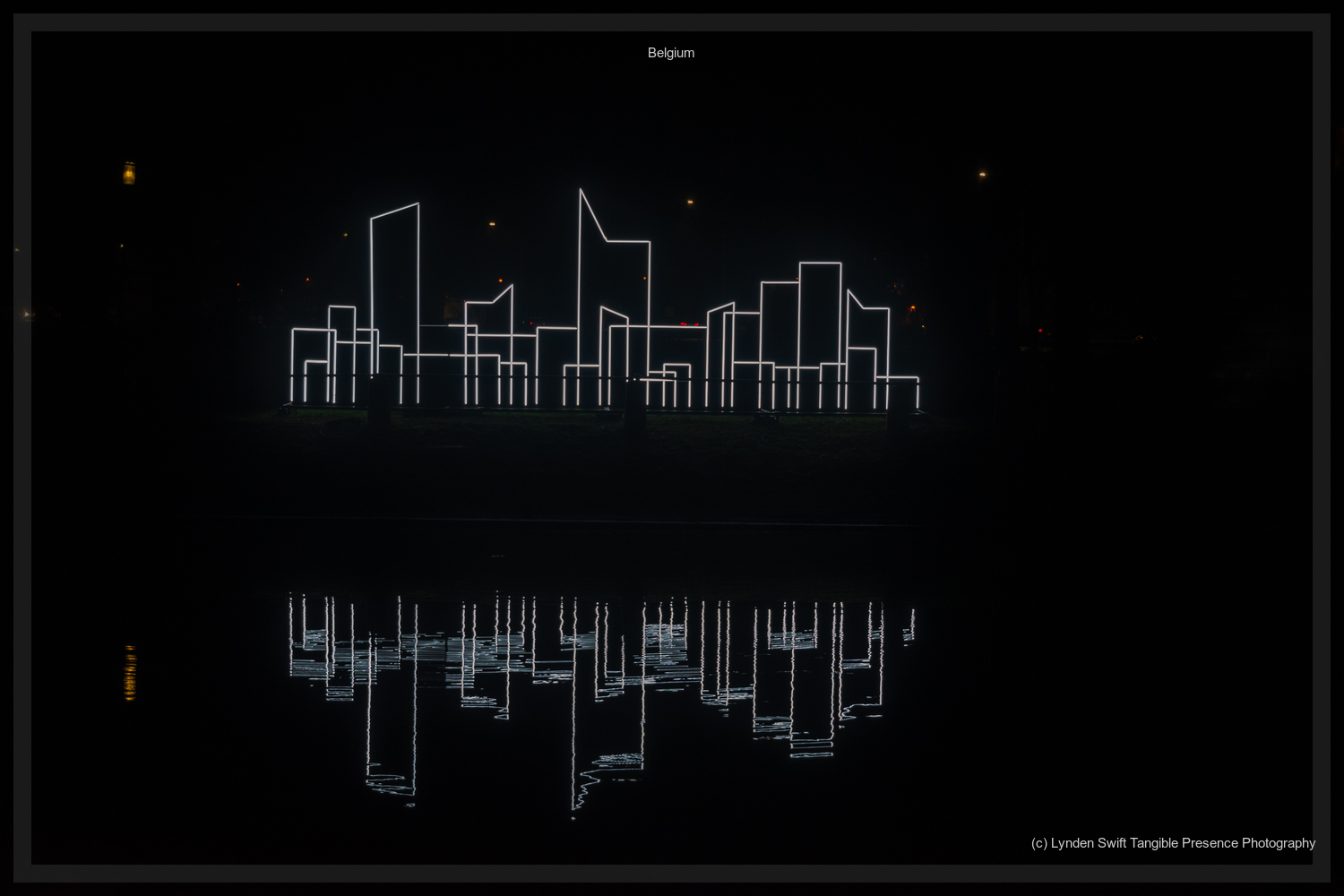  Light show. Bruges. 