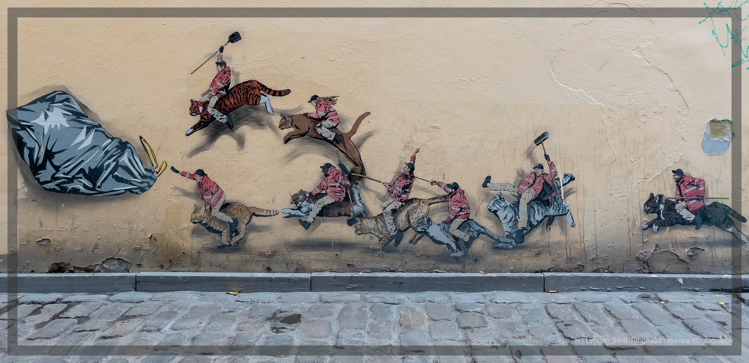  Street Art. Brussel.  