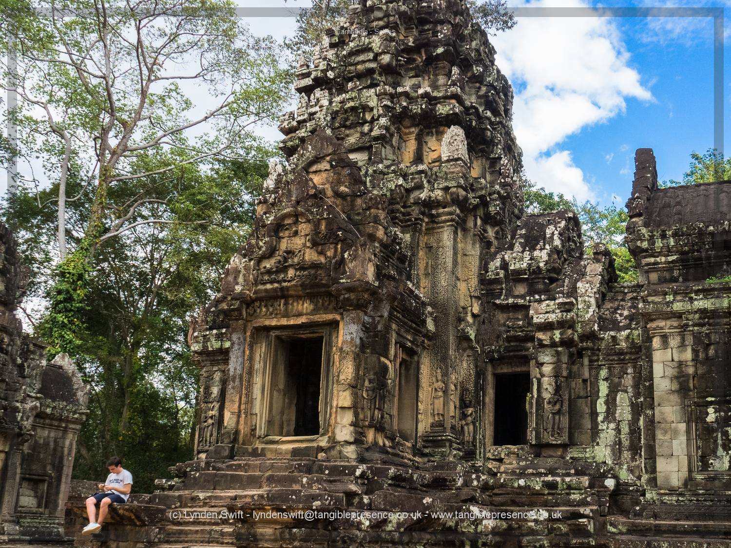  If only he was somewhere interesting. Cambodia. Lynden Swift. Tangible Presence Photography. 