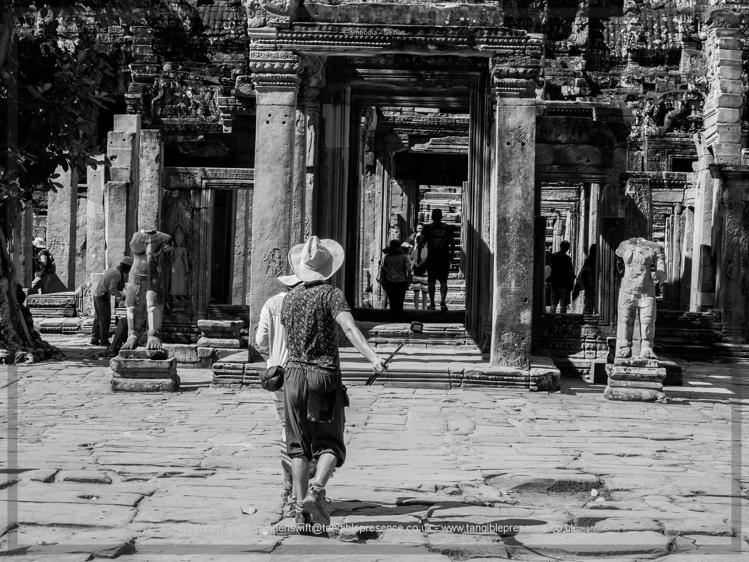  We are so important, watch this movie of us walking.   