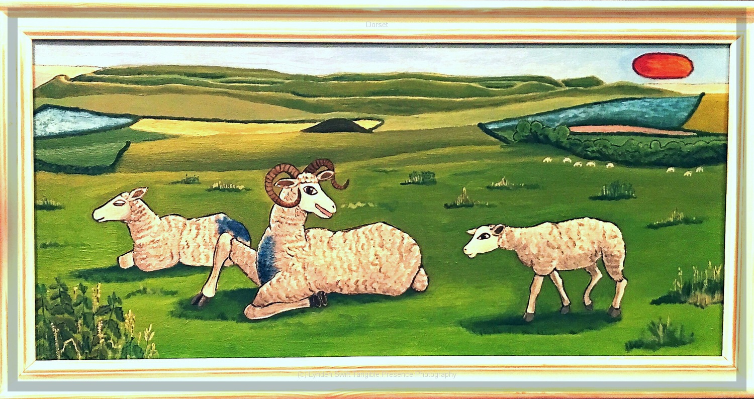  One of the last pictures I took. Vernacular Art in a pub in Dorchester. Worth visiting for this alone.  