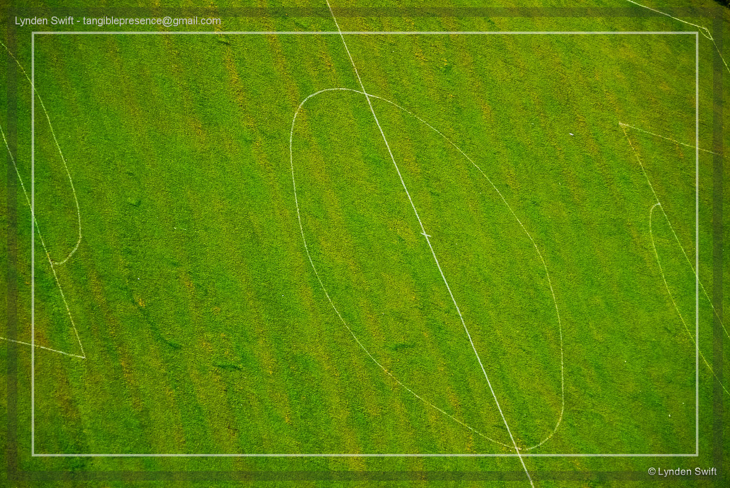 Knowle West, Bristol. Badly Drawn Football Field | Tangible Presence | Photography by Lynden Swift 