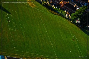  Knowle West, Bristol. Badly Drawn Football Field | Tangible Presence | Photography by Lynden Swift 