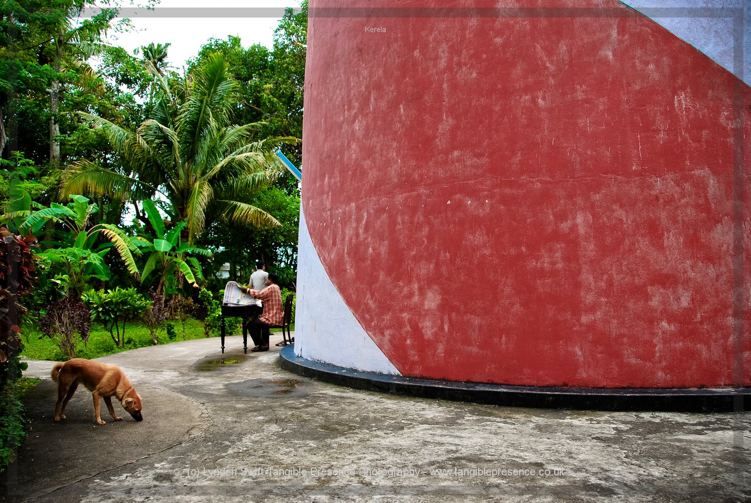  Reading the paper whilst guarding the lighthouse.  
