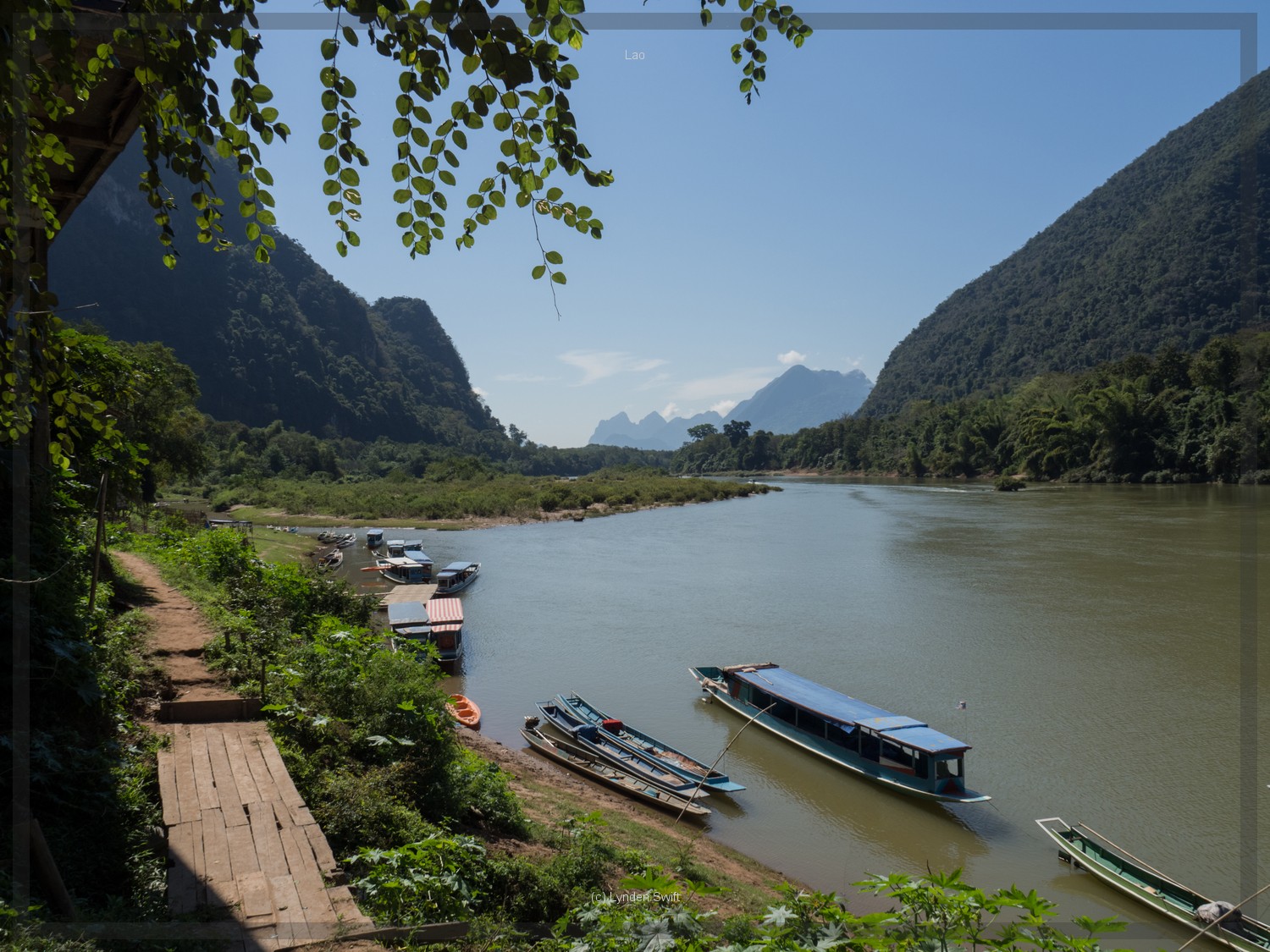  Ou River, from Muang Ngoi, Lao. Lynden Swift. Tangible Presence Photography. 