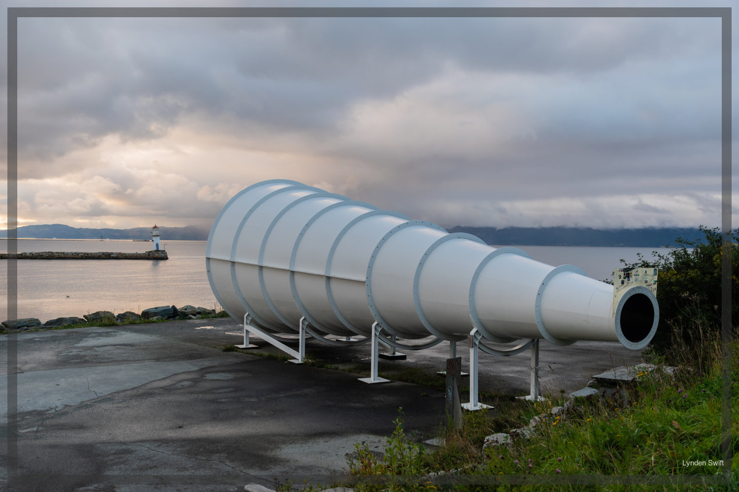  Norwegians use these to communicate with each other across the fjords. When important events are happening there is often a queue.  