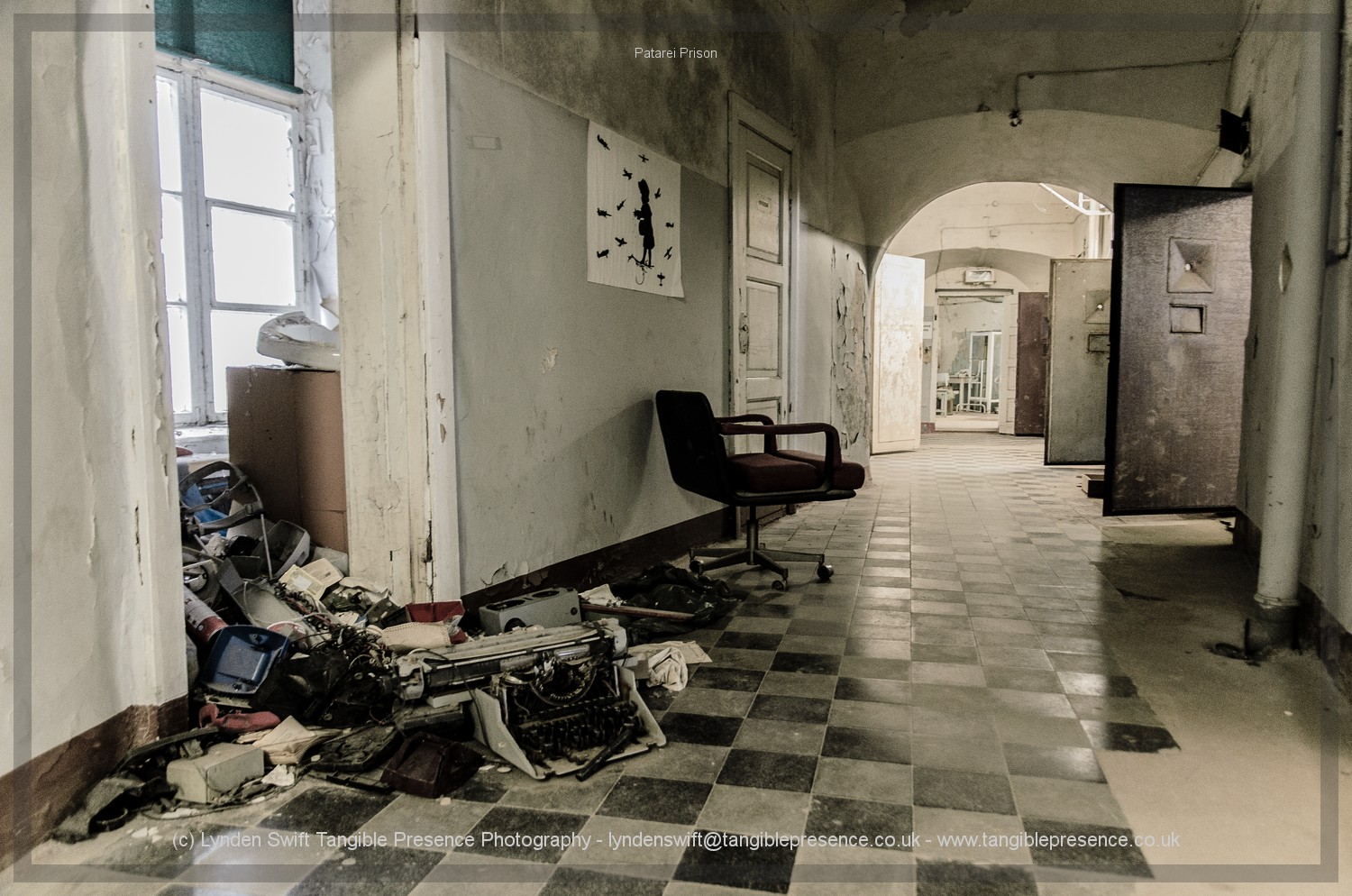  Corridor. Patarei Prison. Tallinn. Lynden Swift Tangible Presence Photography. 