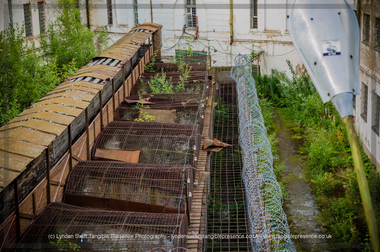  Exercise cells. Patarei Prison. Tallinn. Lynden Swift Tangible Presence Photography. 